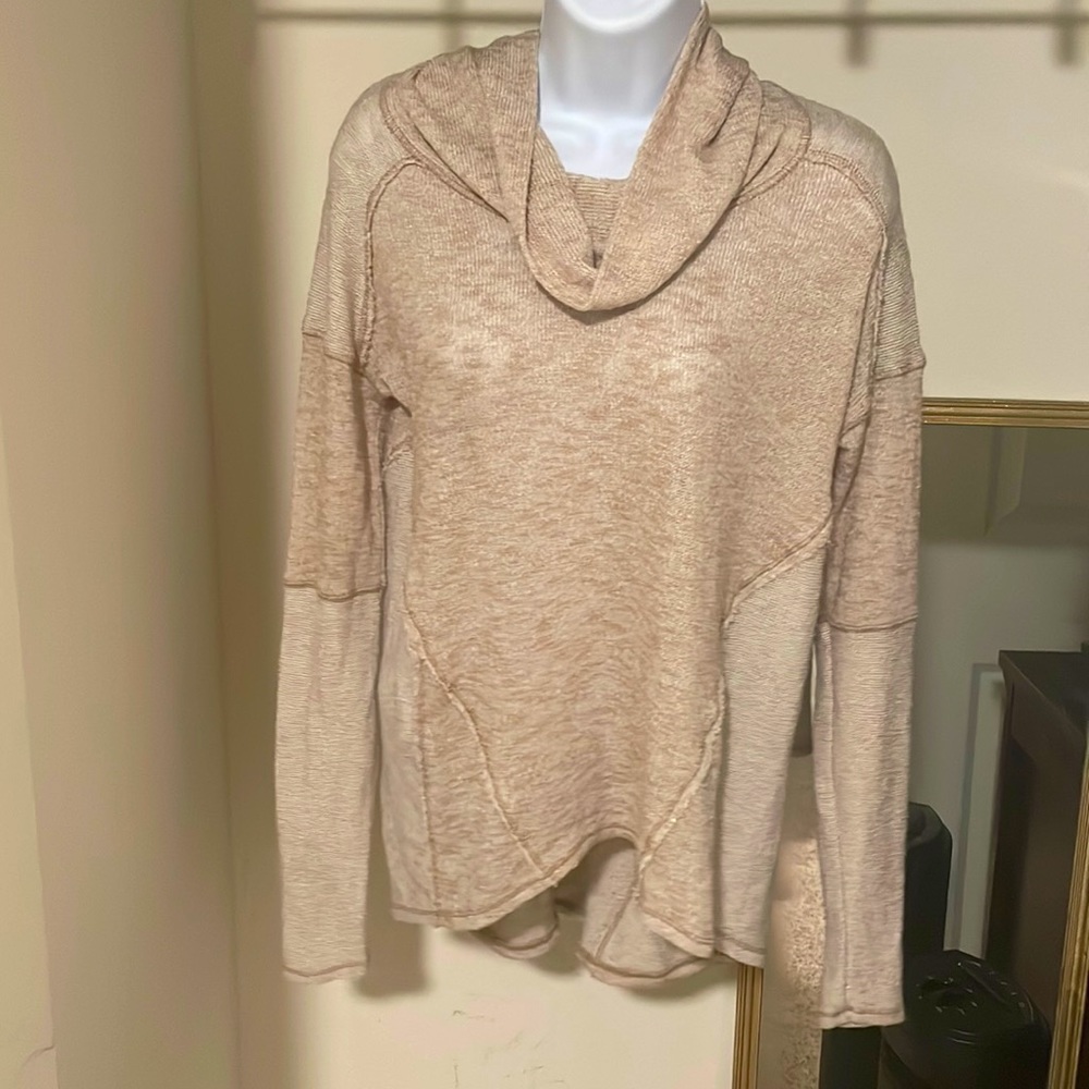 Free People Tan soft sweater